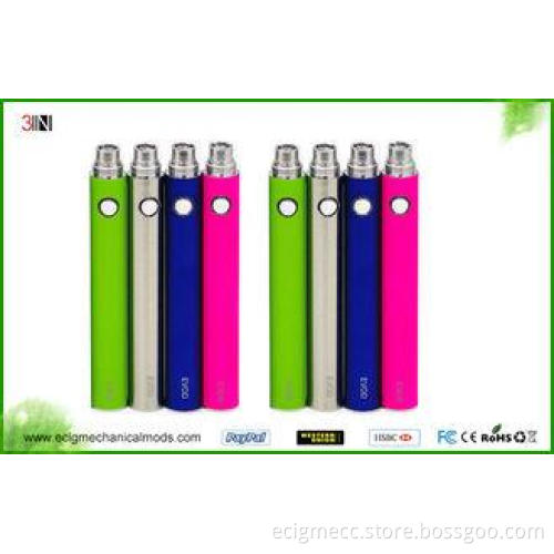 900mah Stainless Steel Evod Starter Kits Adjustable Voltage
